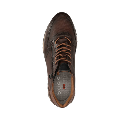 Bugatti Philip Casual Laced Shoe 331-AG809 – Men's Two-Tone Leather Sneakers